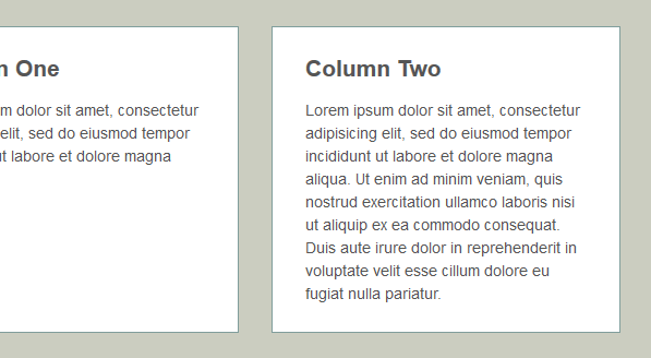 Equal Height Columns with CSS Tables